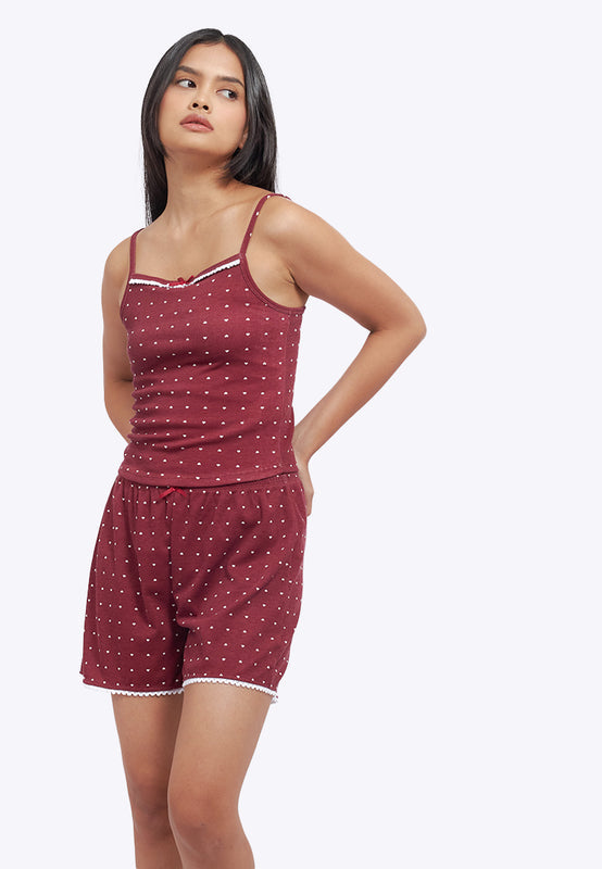 Tanktop and Shorts Pajama Set