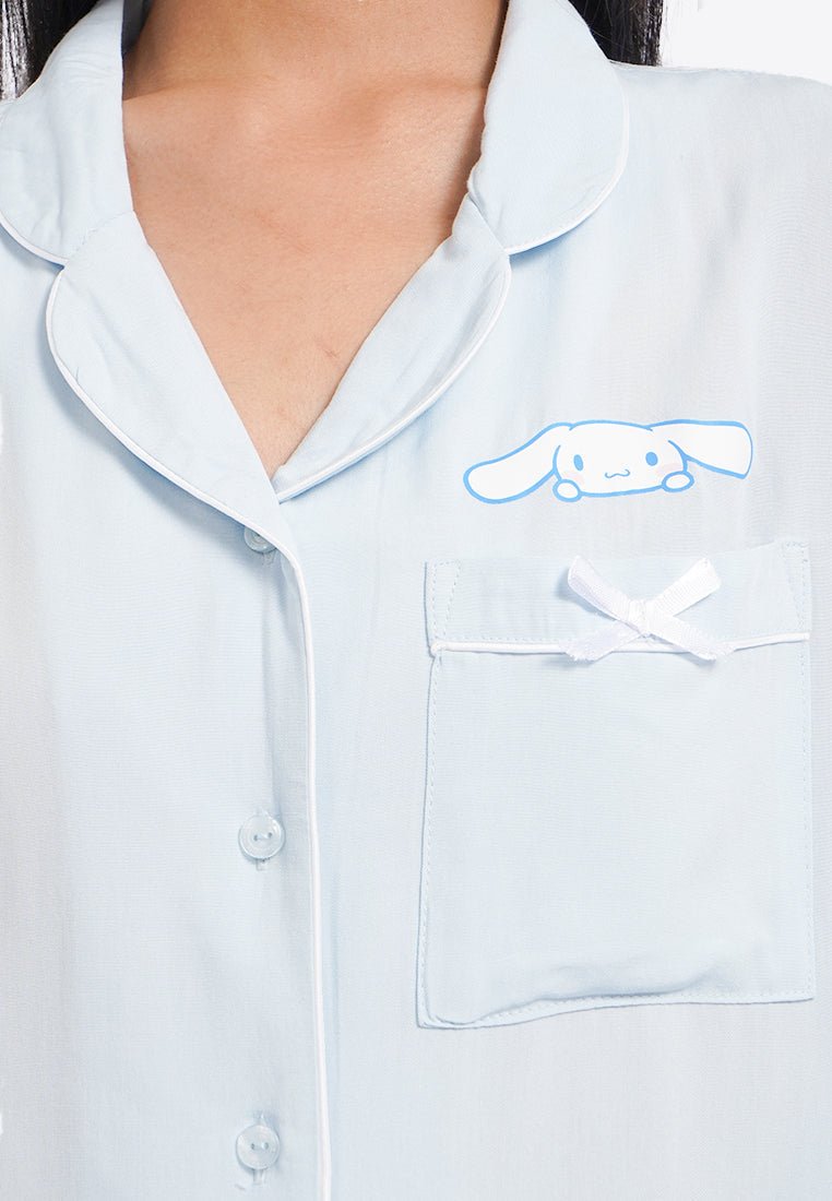 Cinnamoroll Short Sleeve Pajama Set