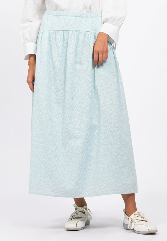 Regular Fit Textured Maxi Skirt