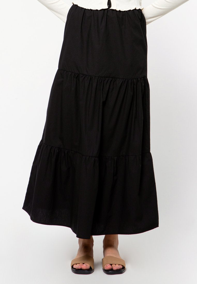 Tiered Maxi Skirt