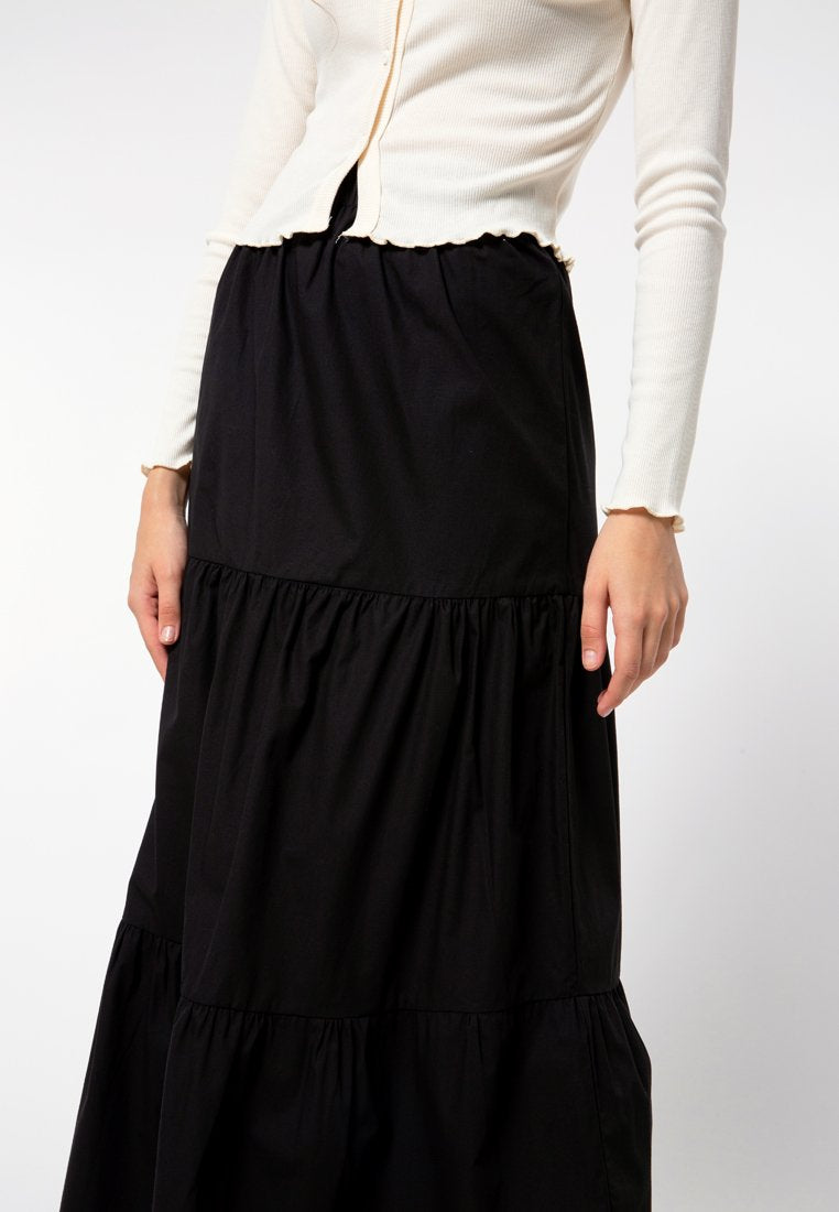 Tiered Maxi Skirt