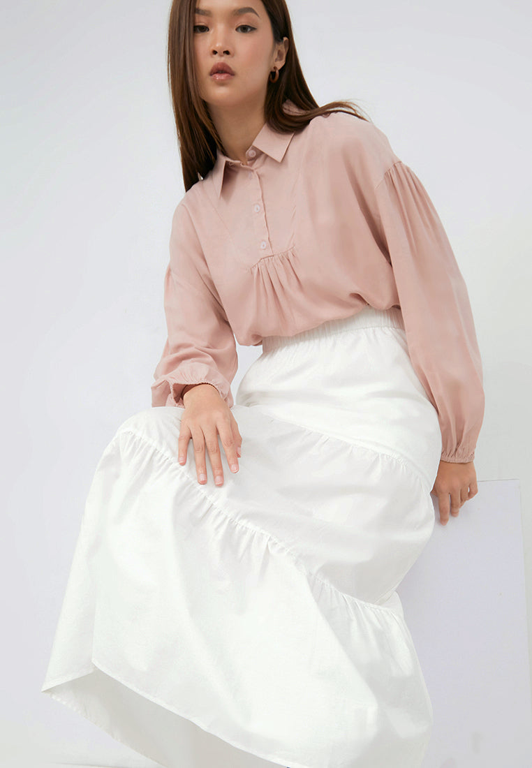Tiered Maxi Skirt