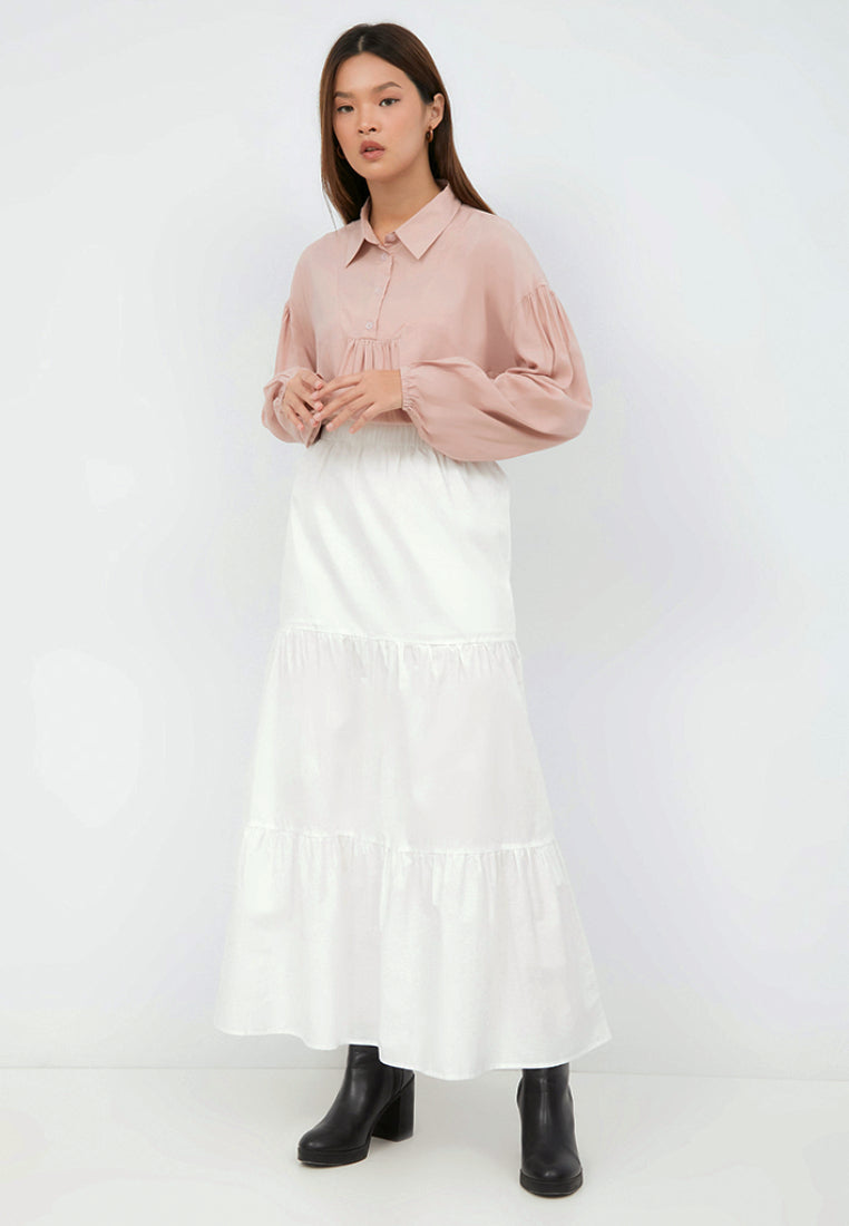 Tiered Maxi Skirt