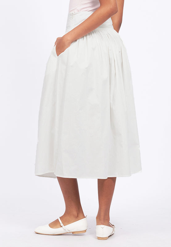 Flared Midi Skirt