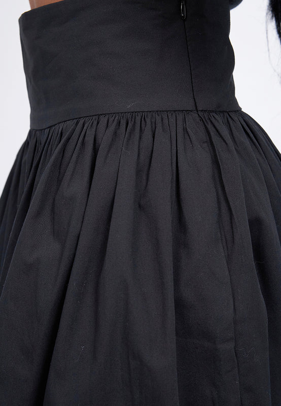 Flared Midi Skirt
