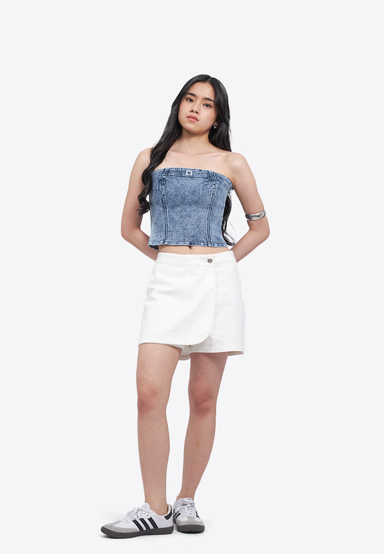 Denim Tube Top