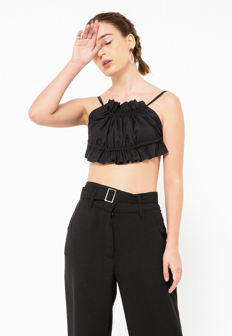 Ruffle Super Crop Top