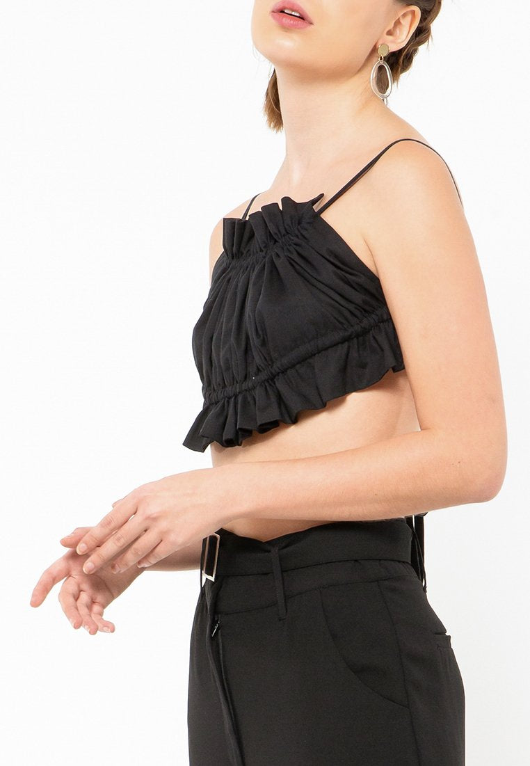 Ruffle Super Crop Top