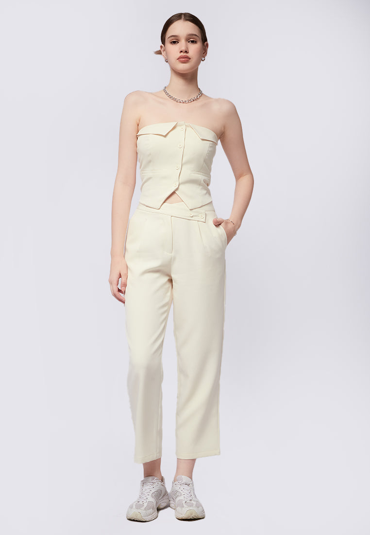 Corset Top with Front Button