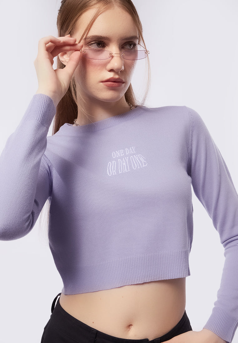 High Neck Long Sleeve Sweater