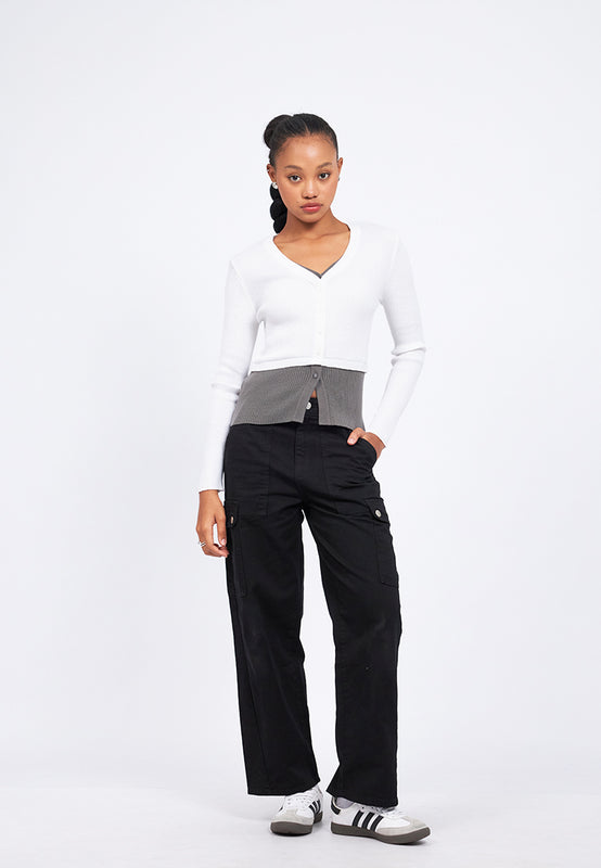 Double Layered Long Sleeve Top