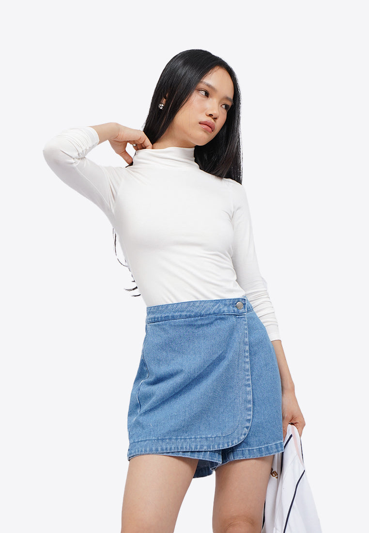 High Neck Long Sleeve Top