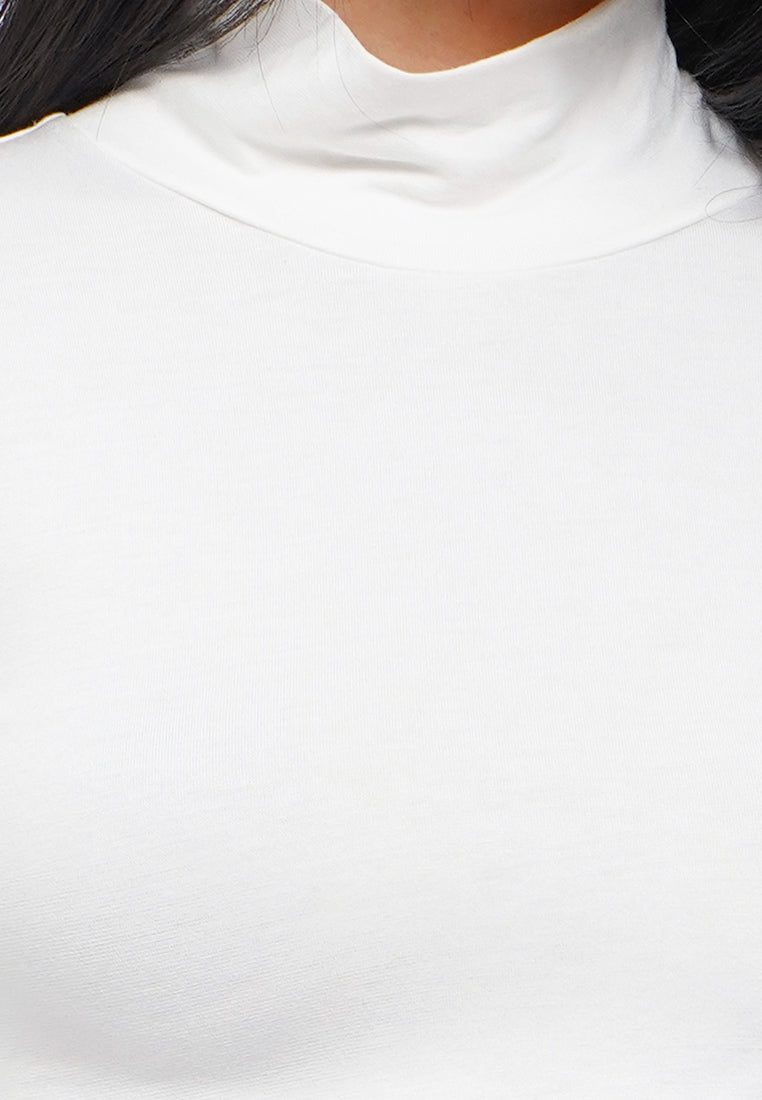 High Neck Long Sleeve Top