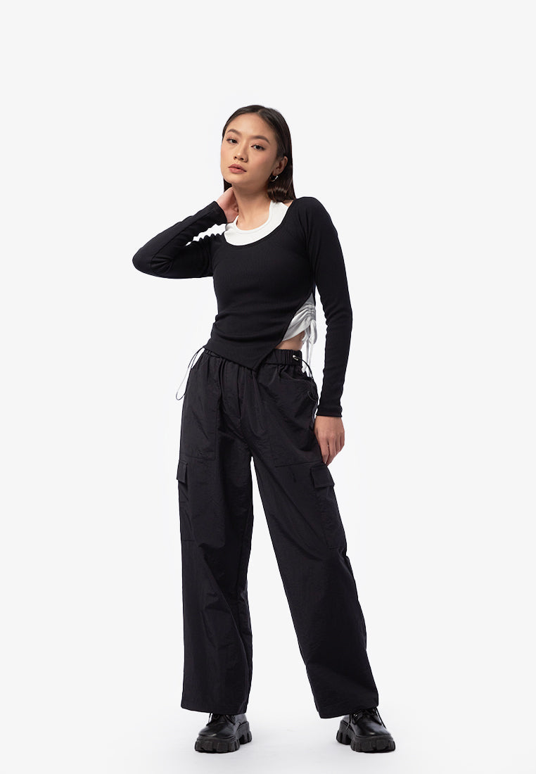 Asymmetrical Long Sleeve Top