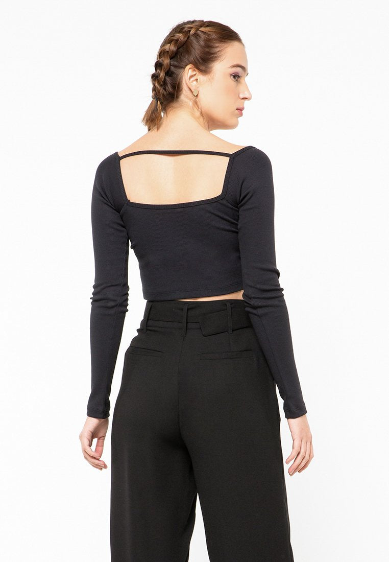 Square Neck Crop Top