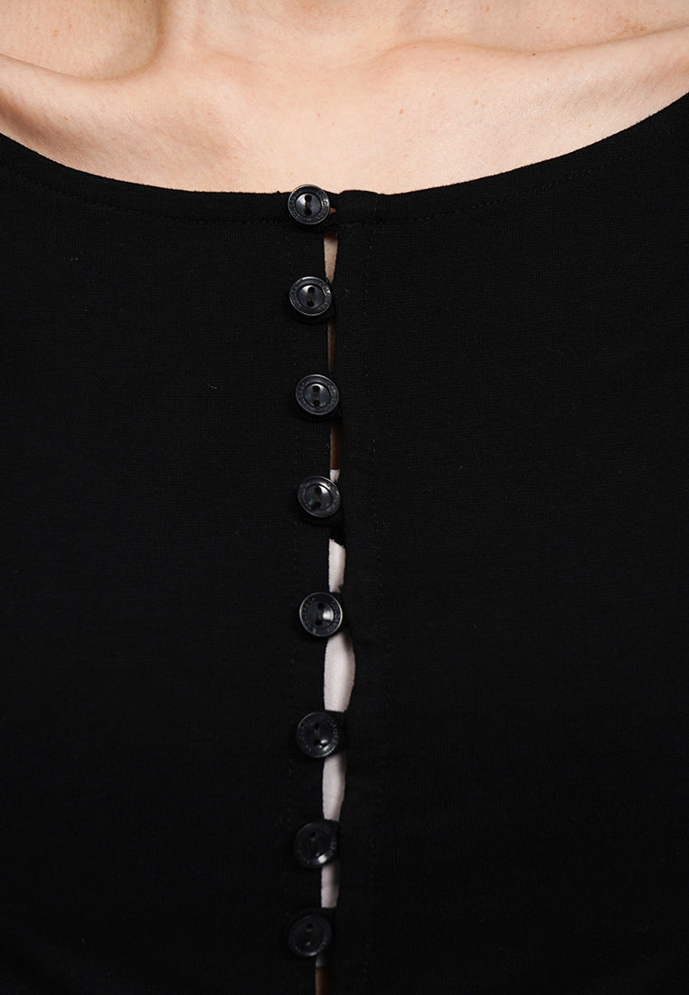 Button Up Long Sleeve Top