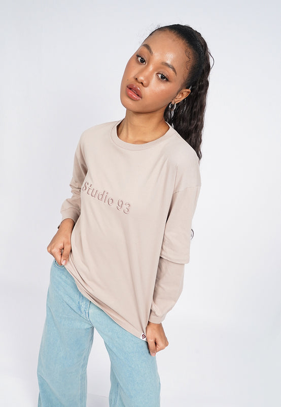 Double Layer Long Sleeve T-Shirt
