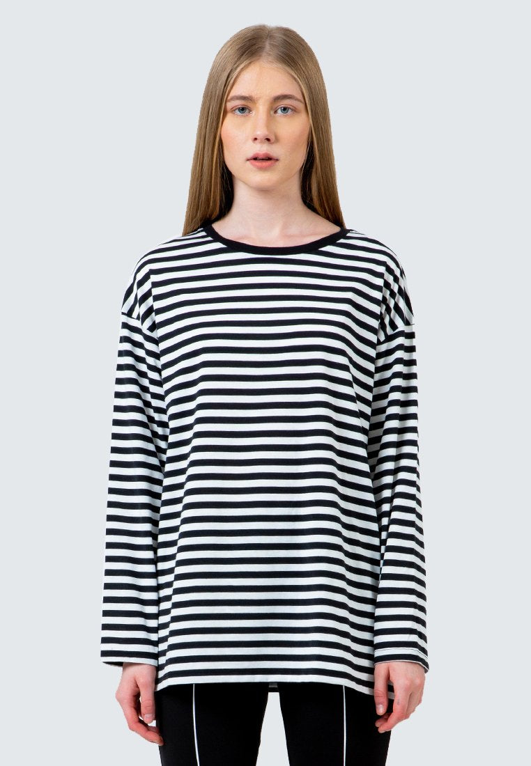 Black Loose Long T-Shirt