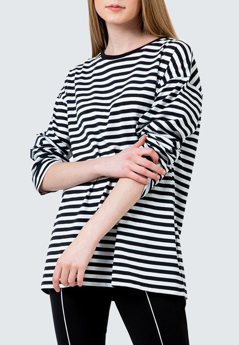 Black Loose Long T-Shirt