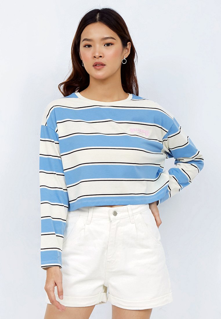 Graphic Stripe Loose T-shirt