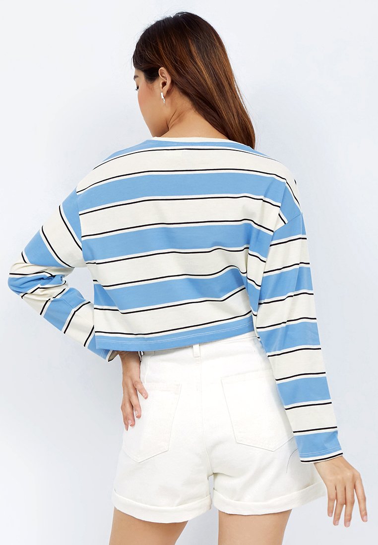 Graphic Stripe Loose T-shirt