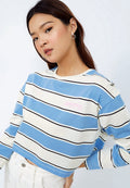 Graphic Stripe Loose T-shirt