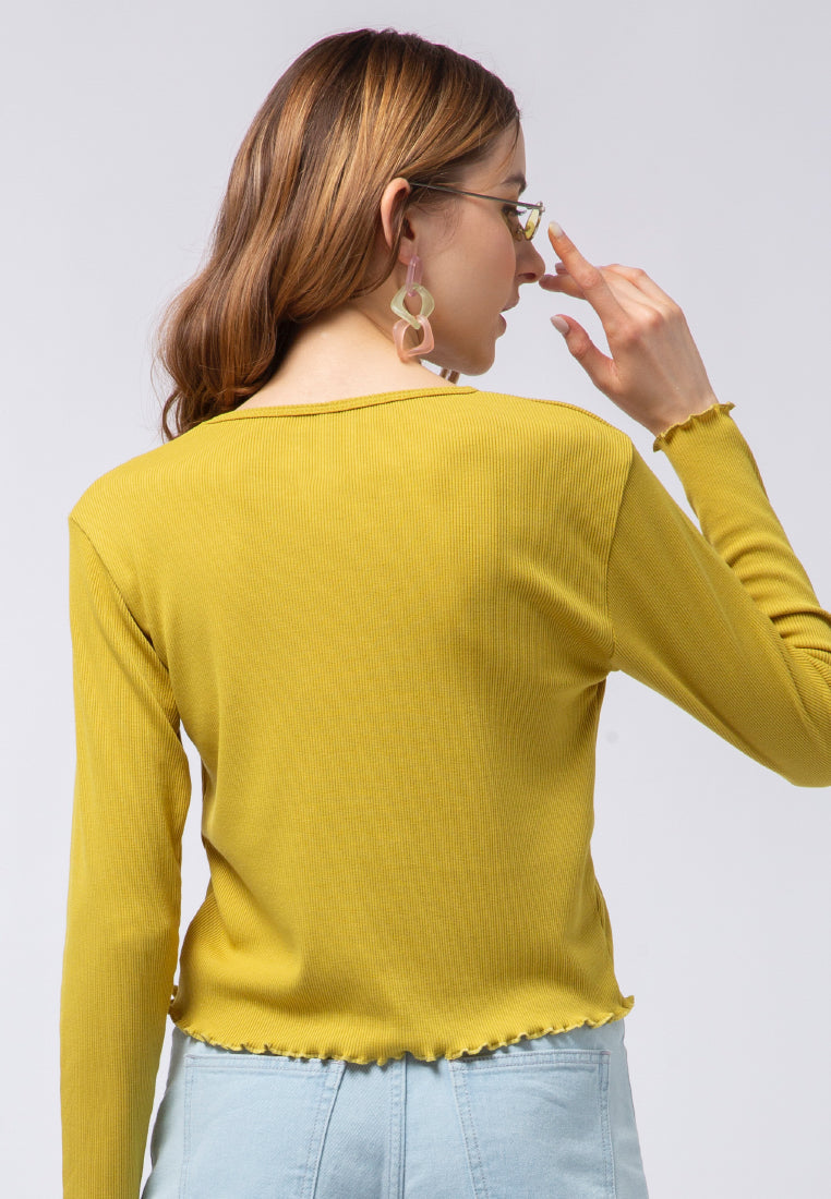 Long Sleeve Rib T-shirt