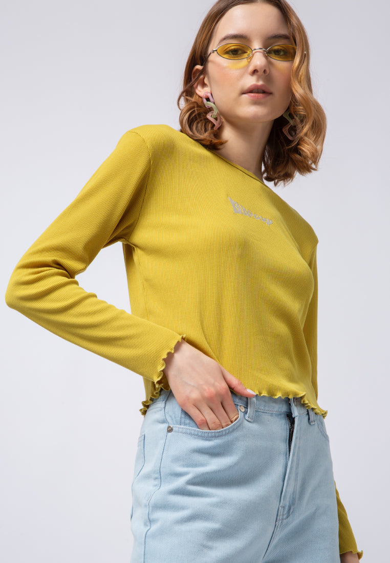 Long Sleeve Rib T-shirt