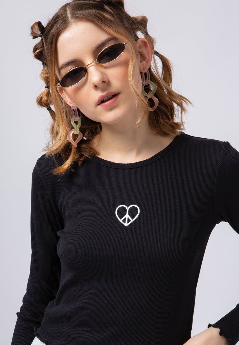 Long Sleeve Rib T-shirt