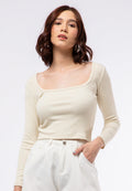 Long Sleeve Rib Top