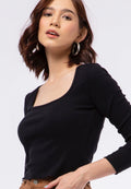 Long Sleeve Rib Top