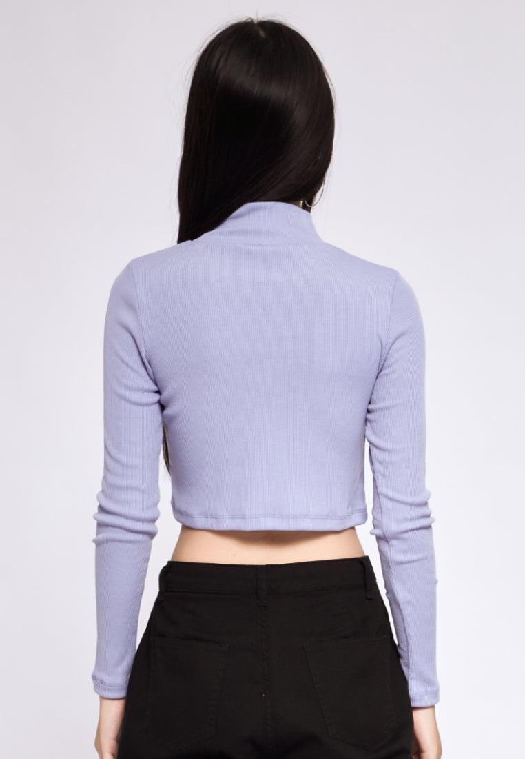 Cut Out Long Sleeve Top
