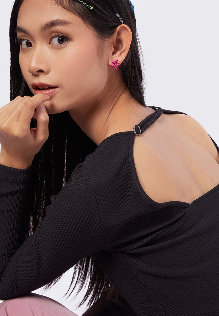 Back Focus Ribbed Top
