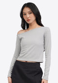 Asymmetric Long Sleeve Top