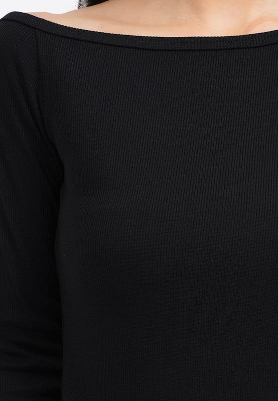Asymmetric Long Sleeve Top