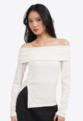 Off Shoulder Long Sleeve Top