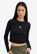 Long Sleeve Top with Side Ruched