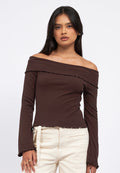 Bell Sleeve Off Shoulder Top