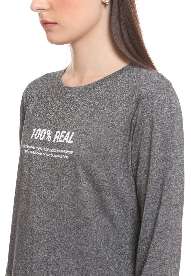 Long Loose Tshirt With Side Slit