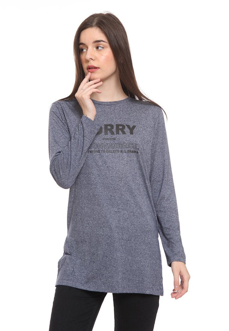 Long Loose Tshirt With Side Slit
