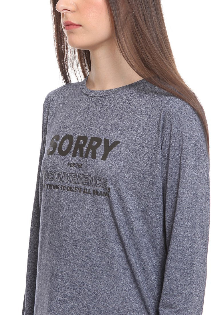 Long Loose Tshirt With Side Slit
