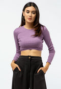 Long Sleeve Crop Top