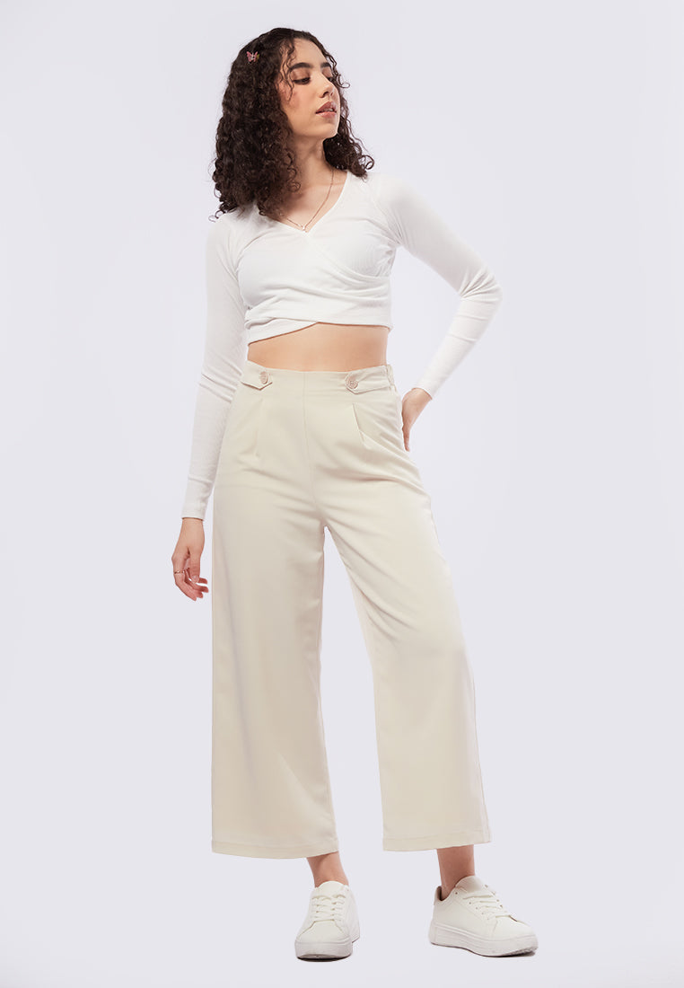 Long Sleeve Wrap Top