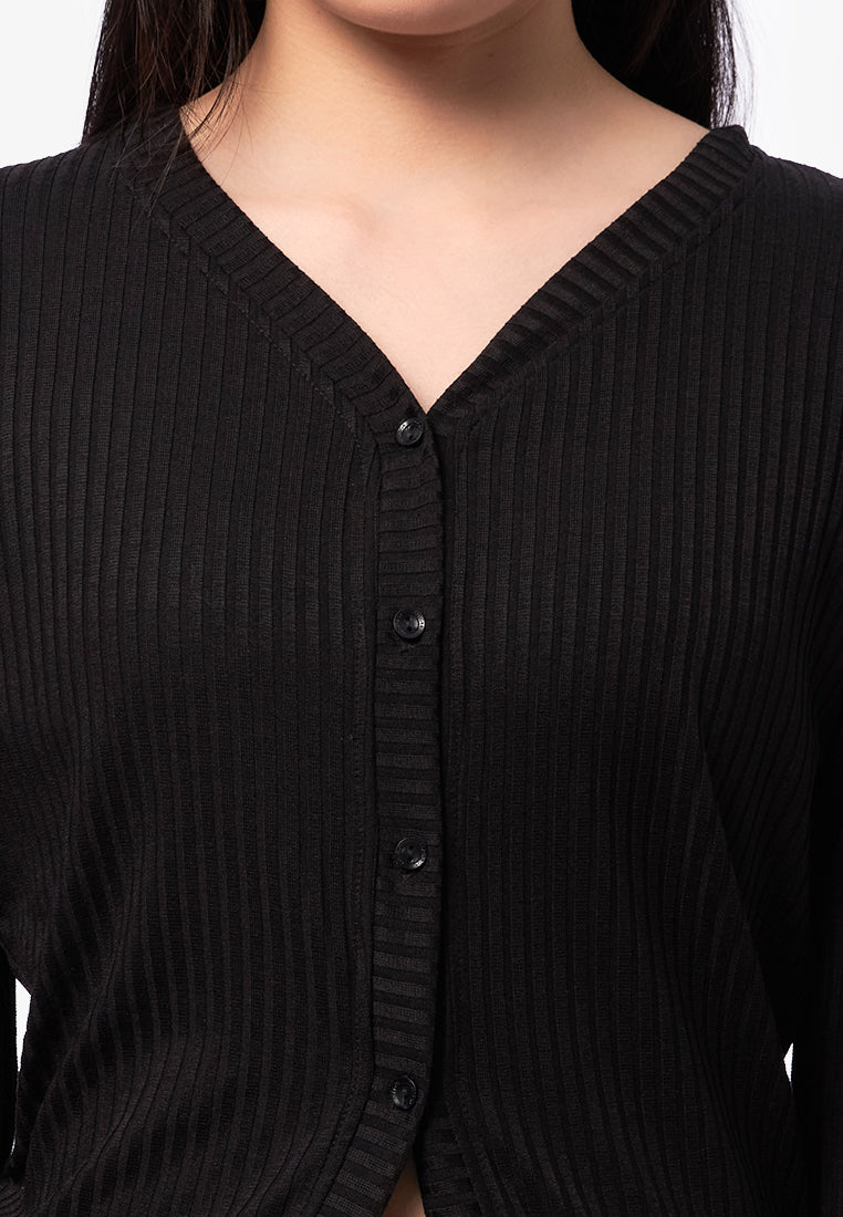 Long Sleeve Rib Top