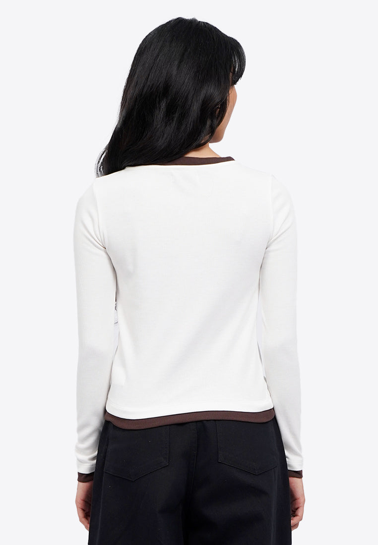 Double Layer Long Sleeve Top