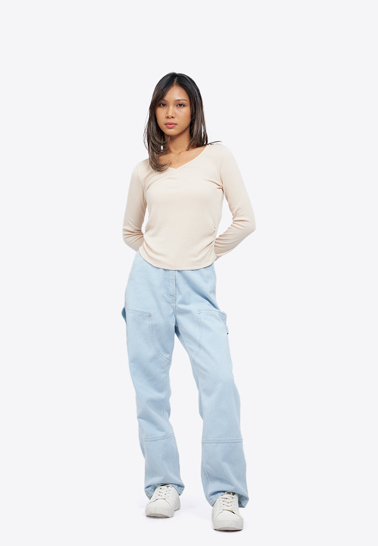 Long Sleeve Wrapped Top