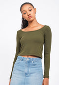 Long Sleeve Rib Top