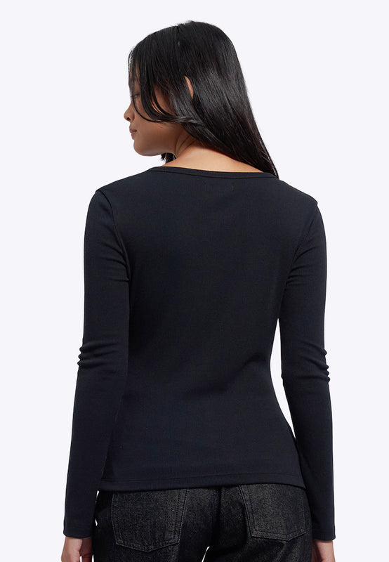 Button Up Long Sleeve Top
