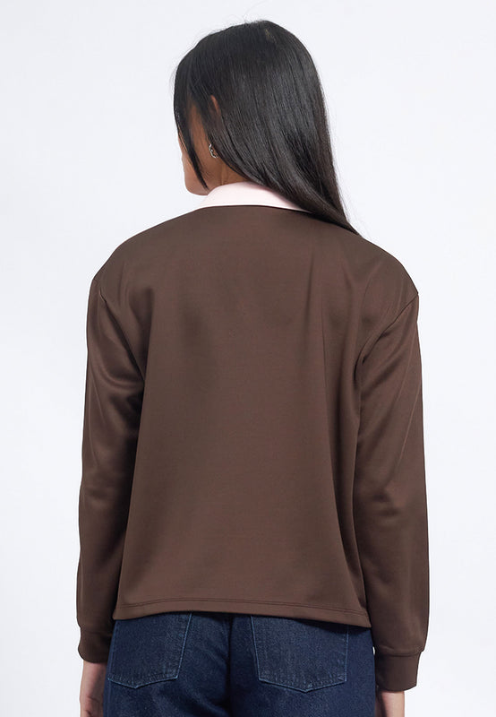 Printed Long Sleeve Loose Jersey