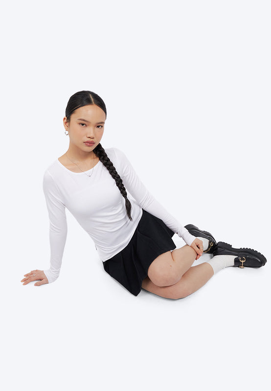 Long Sleeve Asymmetric Top